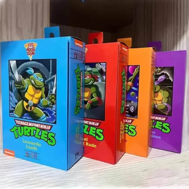 NECA 2024 NEW Teenage Mutant Ninja Turtles Pizza Club Action FiguresLot