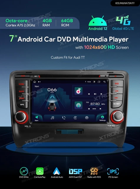 CAMECHO 2+64G Android 13 Carplay Android Auto Autoradio Mit HiFi Sound Für BMW 1 Series E81 E82