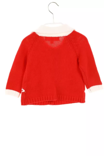 Cardigan POWELL CRAFT NURSERY Ricami 0 Mesi = 62 rosso NUOVO 2