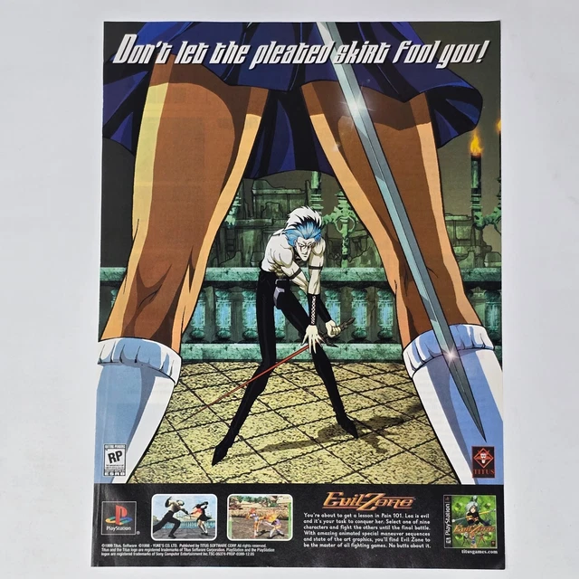 Evil Zone – PS1 Complet TBE – À l'aize game