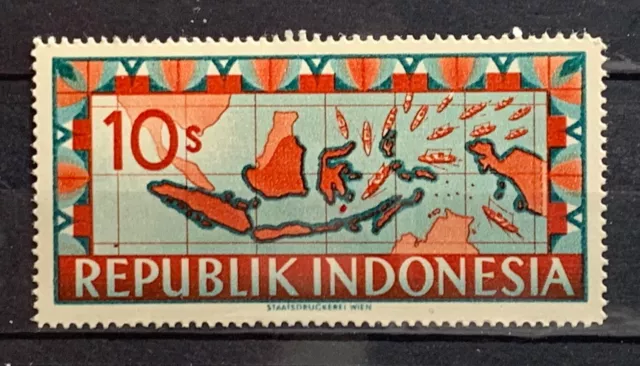 Indonesia 1949 Regional 10c MNH Vienna Printings 2FM411