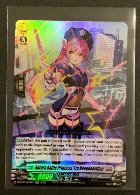 Aurora Battle Princess, Tra Bouquenvillea | D-BT03/019EN RR | Cardfight Vanguard