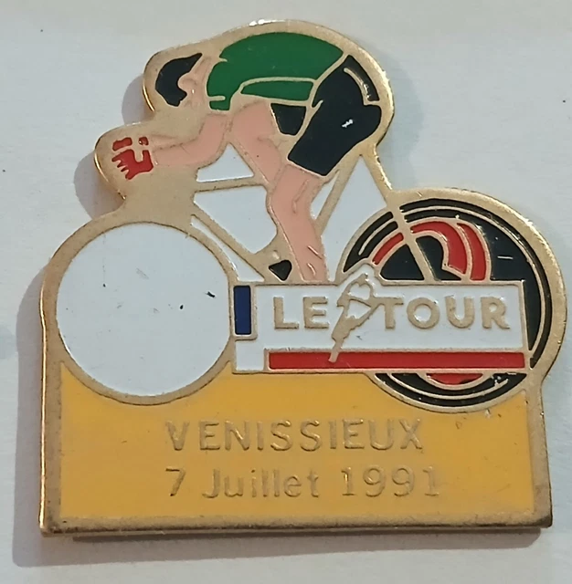 Pin's Cyclisme Tour De France 1991 - Côte De Champillon 9 Juillet