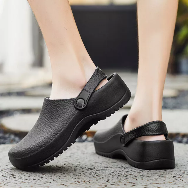 Kitchen Safety Chef Shoes Non Slip Shoes Summer Oil Resistant Cushion Work Shoes