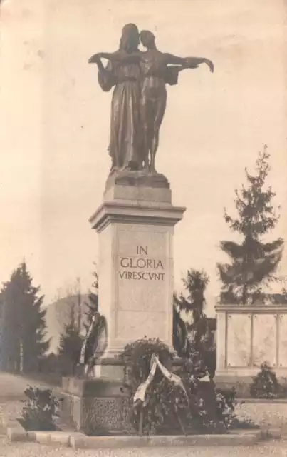 Cartolina Veneto Belluno Feltre Monumento Ai Caduti Fotografica Non Viaggiata