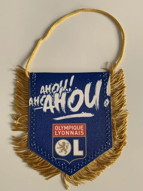 Grand Fanion Vintage OL Olympique Lyonnais – Palmarès Football – Pennant
