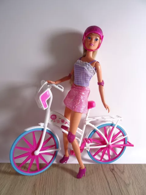 Simba Toys Steffi Love Playset Fashion Doll with Bicycle as Pictured (11142)