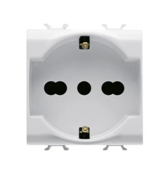 Presa Elettrica GEWISS 2P+T 16A - Bianco, Schuko, Universale - Foto 12