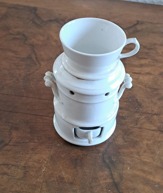 ANCIENNE DINETTE JOUET VINTAGE PORCELAINE RDA dans sa boite COLLECTION JOUET XXe Blanc
