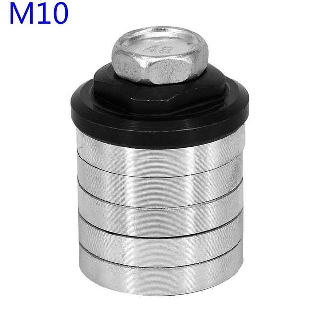 2x M10 Smerigliatrice Per Mortasatrici Macchina Adattatore Metallo Lucidatore