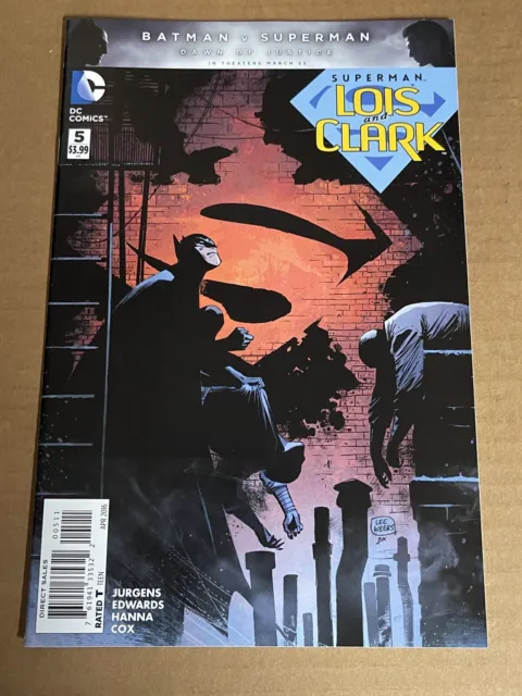 Superman Lois And Clark #5 First Print Dc Comics (2016) Batman