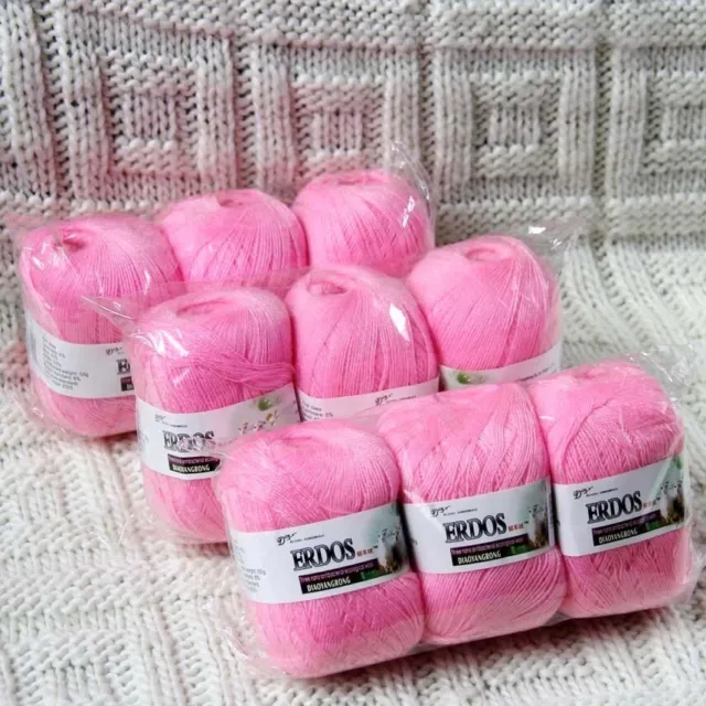 Sale 9BallsX50gr LACE  Acrylic Wool Cashmere Hand Rugs knitting Blanket Yarn 913