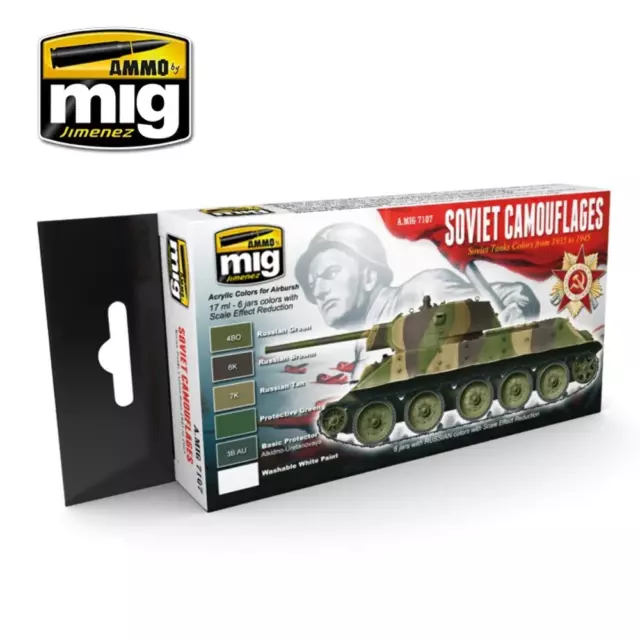 Mig Ammo 1935-1945 Soviet Camouflages Set