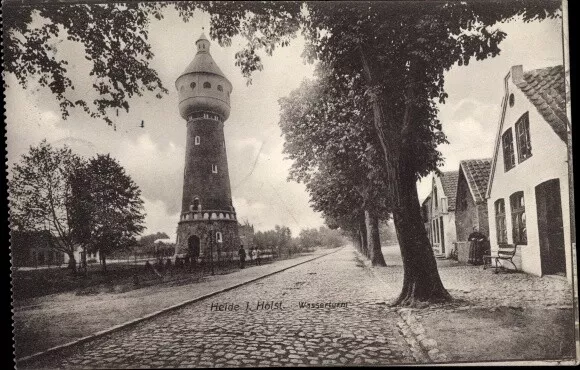 Ak Heide in Dithmarschen, Wasserturm - 10504141