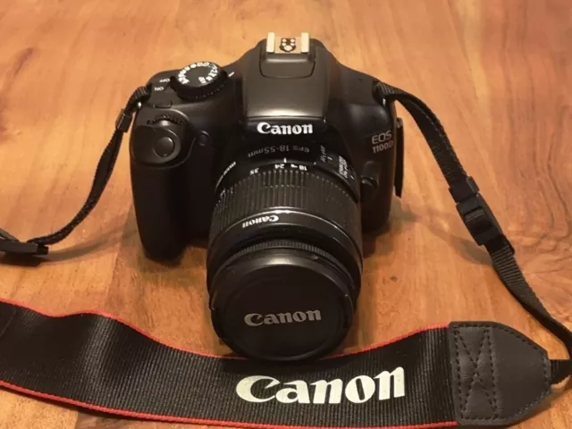 Canon EOS 1100D / Rebel T3 12.2 MP SLR-Digitalkamera - Schwarz (Kit mit EF-S...