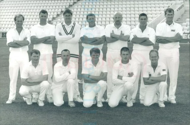 1995 Cricket Heslerton Team Scarborough news 10x6.5" Press photo