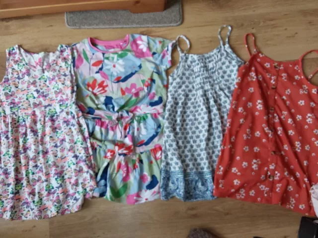 Girls Age 7-8 Years Colourful Summer Dress Bundle