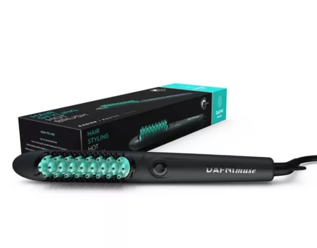 DAFNI Muse Hair Styling Hot Brush Styles Straight Curly Waves 3 in 1 Fast-safe