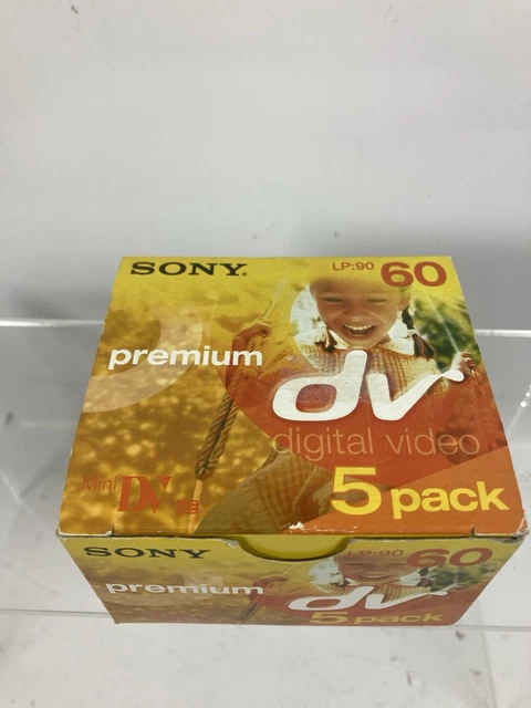 Nastri Mini DV Sony DVM60 - Confezione Da 5, Per Videocamere, Supporti Di Archiviazione