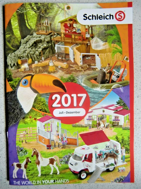  SCHLEICH TIERE PFERDE Katalog Juli-Dezember 2017 2.Halbjahr Bildidee 
