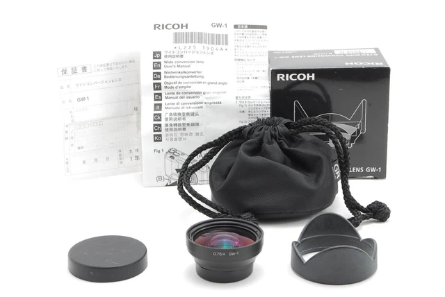 [Top MINT w/Box] RICOH GW-1 wide conversion lens GR Digital i & ii From JAPAN