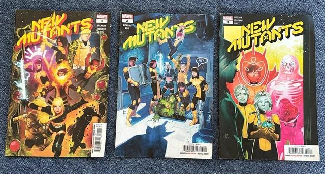 Marvel Comic Book Lot - New Mutants (Vol 1, 2, 3) (2020 Printing)