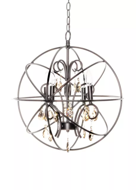 Maxim Lighting 25142OI Orbit-Four Light Chandelier in Modern style-19 Inches