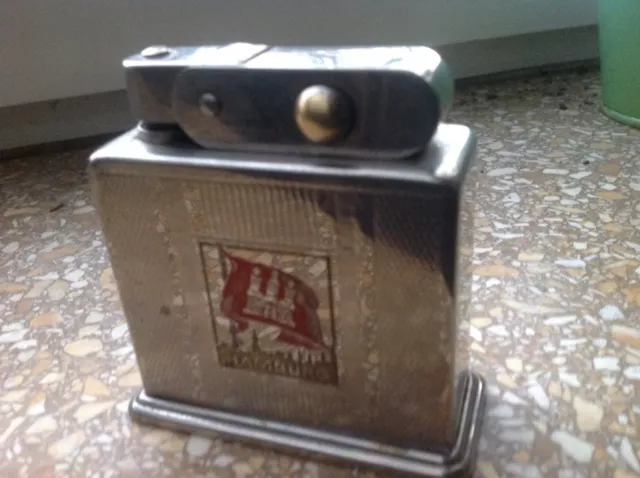 Automatic Table Lighter "Druco Hamburg Graviert Groß 1940er .? 2