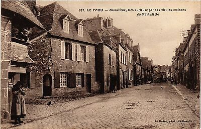 CPA Le FAOU - Grand Rue - tres curieuse par ses vieilles maisons (384272)