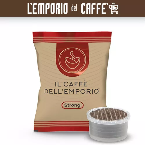 200 Capsule Il Caffè Dell' Emporio Compatibili Lavazza Espresso Point Strong Red
