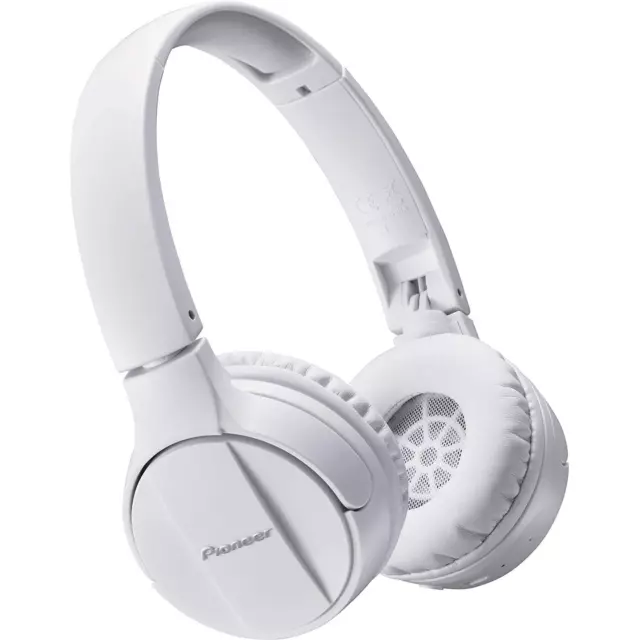 Pioneer On-Ear Casque Bluetooth SE-MJ553BT-W Blanc