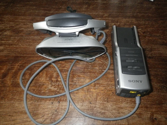 Sony Glasstron PLM-S700E - Casque vidéo rétro collector - Photo, audio & vidéo