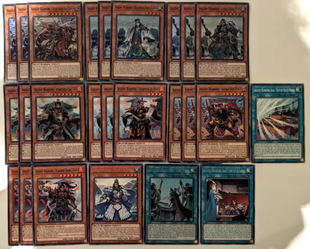 YuGiOh 25 Card Ancient Warriors Deck Core