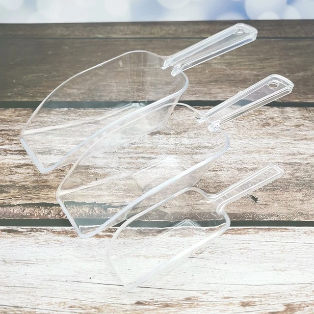Palas de hielo transparentes para alimentación animal bodas mini pala de hielo