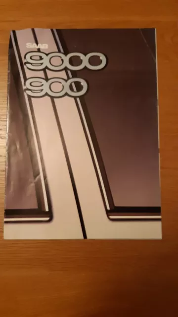 Original Saab 900/9000 Ranges Sales Brochure 1987