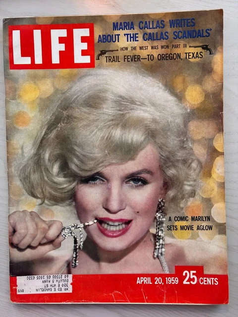 VINTAGE MARILYN MONROE LIFE Magazine Lot 1959 1962 1964 + LOOK