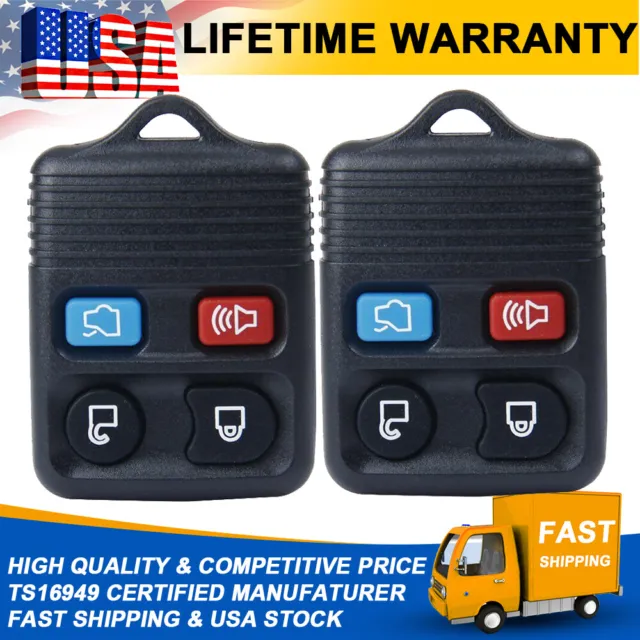 2X For Ford Explore Keyless Entry Remote Control Car Key Fob Clicker Transmitter