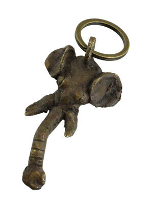 Elephant Door Keys African Figure Bronze Art Customary Law Tribale 4693 CB6