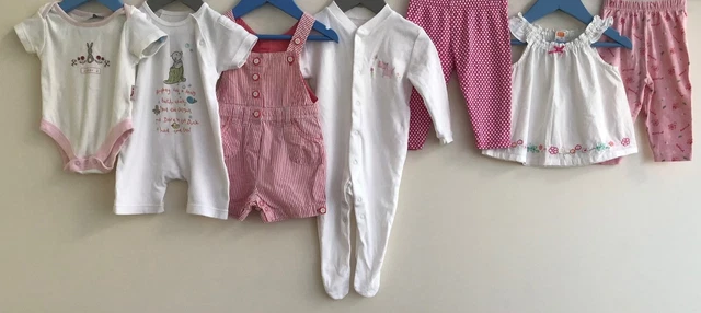 Pacchetto di abbigliamento per bambine età 3-6 mesi M&S Jasper J Conran