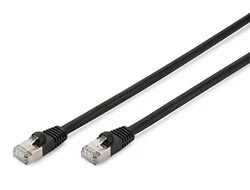 5x Patchkabel DIGITUS RJ45 U/UTP Cat6 1.00m rot Hebelschutz