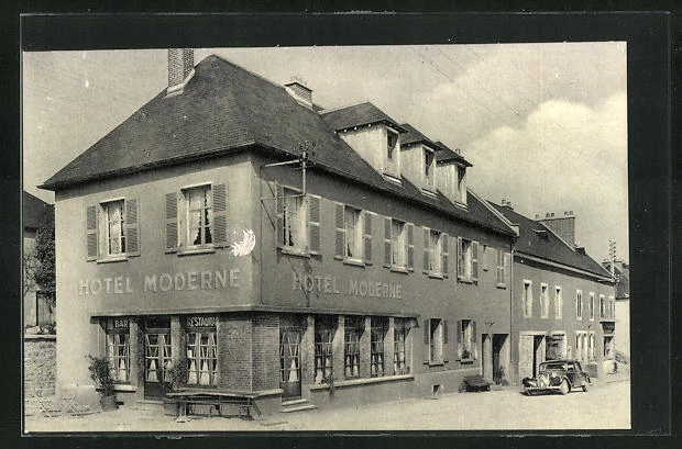 CPA Montsauche, Hotel Moderne