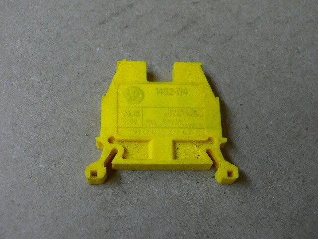 Allen Bradley 1492-W4Y (Lot Of 22) 1492-W4 Yellow Terminal Block