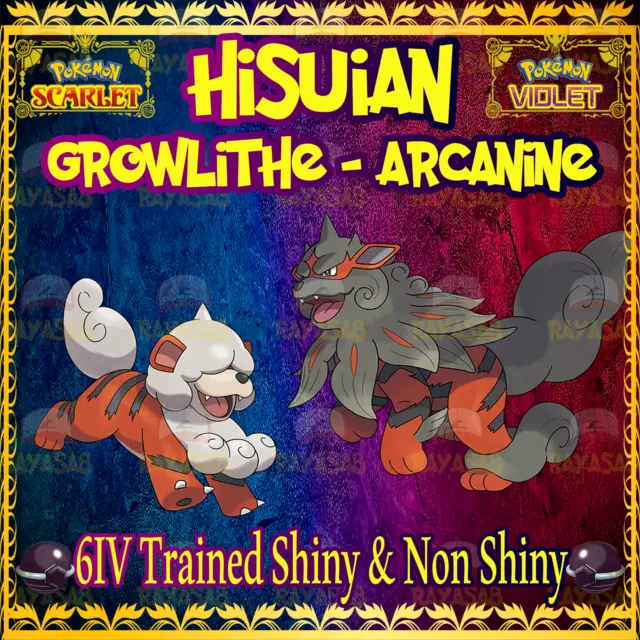 Free Shiny Arcanine on Pokemon Scarlet and Violet