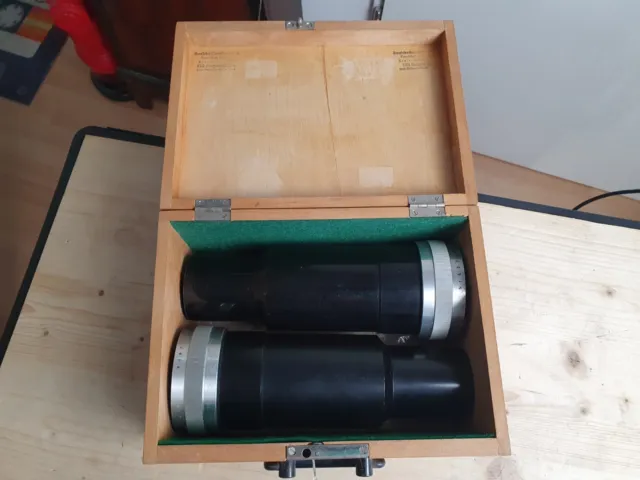 Accesorios para proyector de película TK35 - 2 unidades Jena Objective K 1:2,2 f=180 maletín de madera