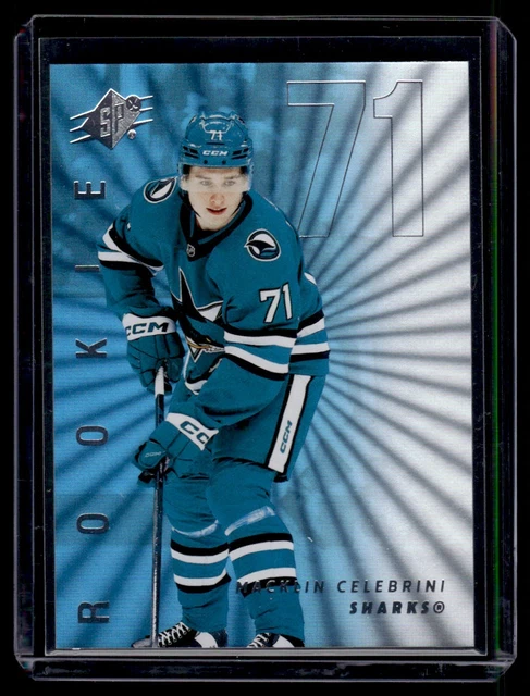Carte De Hockey Macklin Celebrini - Upper Deck SPx 2024-25 - Rookies #160 - Sharks