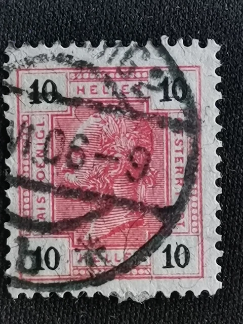 1899 Österreich MiNr 74a SG 112 YT 70 Gestempelt mit Anhaftungen