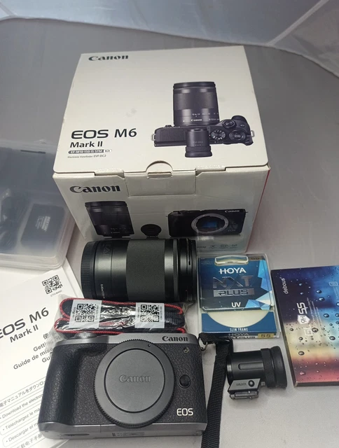 Canon】EOS M6 MarkⅡ【本体&EVFキット】 CANON EOS M6 Mark II EF-M18