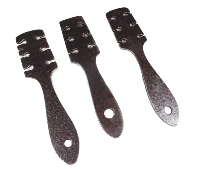 Antique Set 3 Handle Saw Set Wrest Hand Forged Sharpening Old Tools
