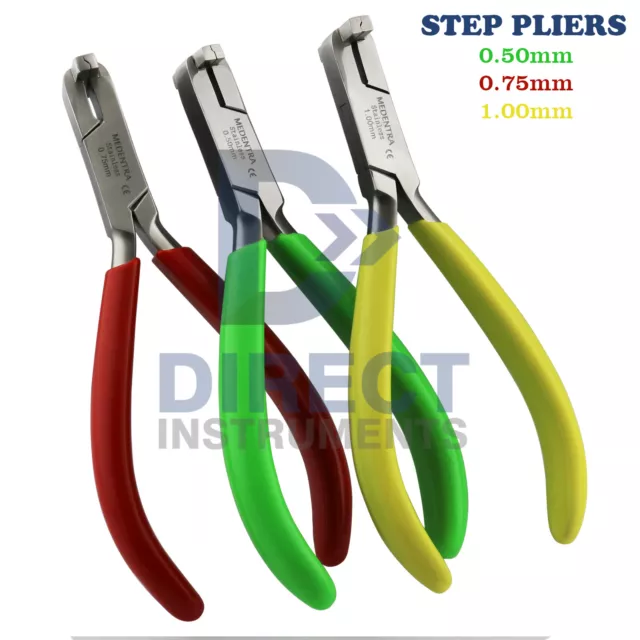 Dental Step Pliers Orthodontic Detailing Arch-wire Bending Forming 0.50 0.75 1mm