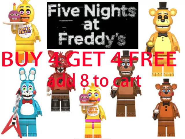 Peluche Toys-freddy's Five Nights Personnages en peluche Freddy Bear,  Bonnie, Chica, Little Fox, Peluche Doll, Brown Bear
